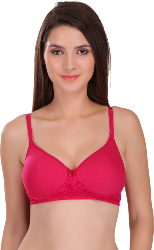 Featherline Featherline Seamless Heavily Padded Lace Design - Tulip Women  T-Shirt Heavily Padded Bra - Buy Featherline Featherline Seamless Heavily  Padded Lace Design - Tulip Women T-Shirt Heavily Padded Bra Online at