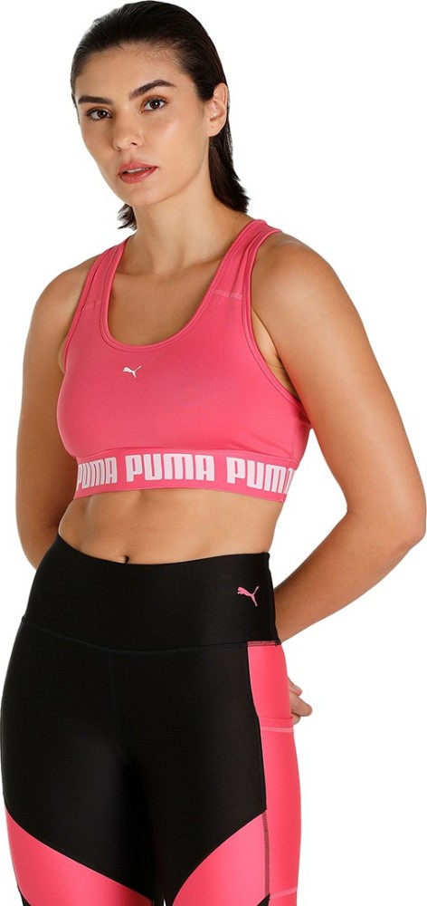 PUMA Mid Impact Strong Women Sports Heavily Padded Bra - Buy PUMA Mid  Impact Strong Women Sports Heavily Padded Bra Online at Best Prices in  India