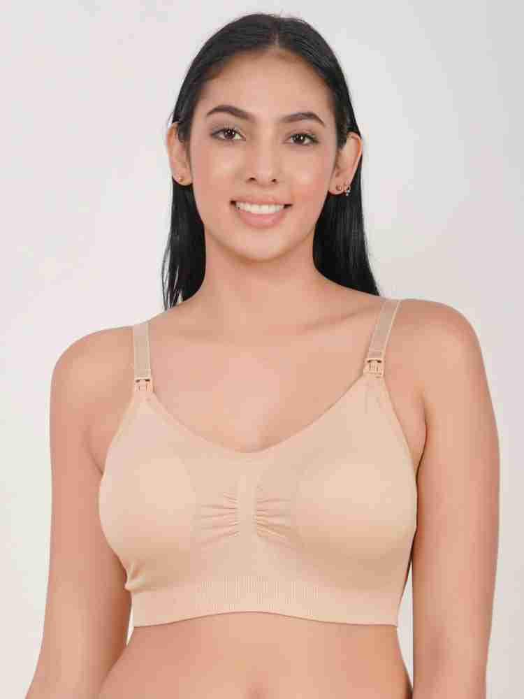 Buy Zylum Fashion Silicone Wired Stick-On Bra for Girl & Women (A, Beige)  at