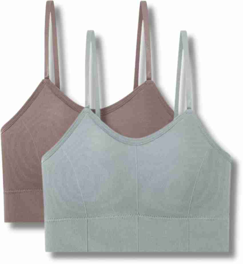 TOM & GEE Bralettes Girls Sports Yoga Crop Top Push Up Wire Free Women Bra,  Pack of 2 Pcs Women Cami Bra Lightly Padded Bra - Buy TOM & GEE Bralettes  Girls