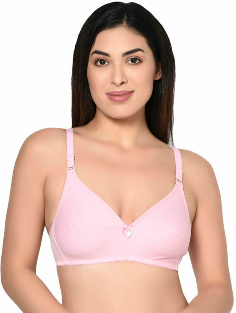 Buy online Pink Non Padded Regular Bra from lingerie for Women by