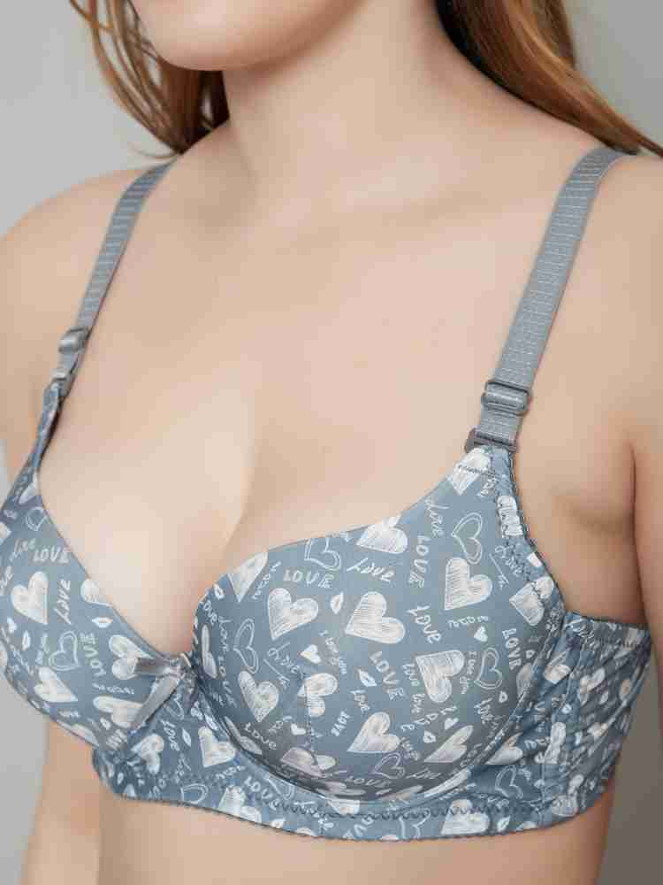 Buy Prettycat Pink Womens Cotton Blend T-Shirt Lightly Padded Bra  (Pc-Br-6039-Dpnk-30B) Online at Best Prices in India - JioMart.
