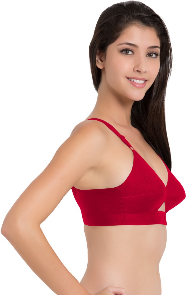 Centra Centre-Fit 100% Cotton with Cotton Straps Non-Padded Full Coverage  Bra