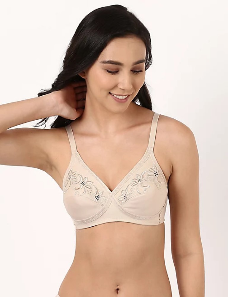 Shop Embroidered Non-Padded Bra Online
