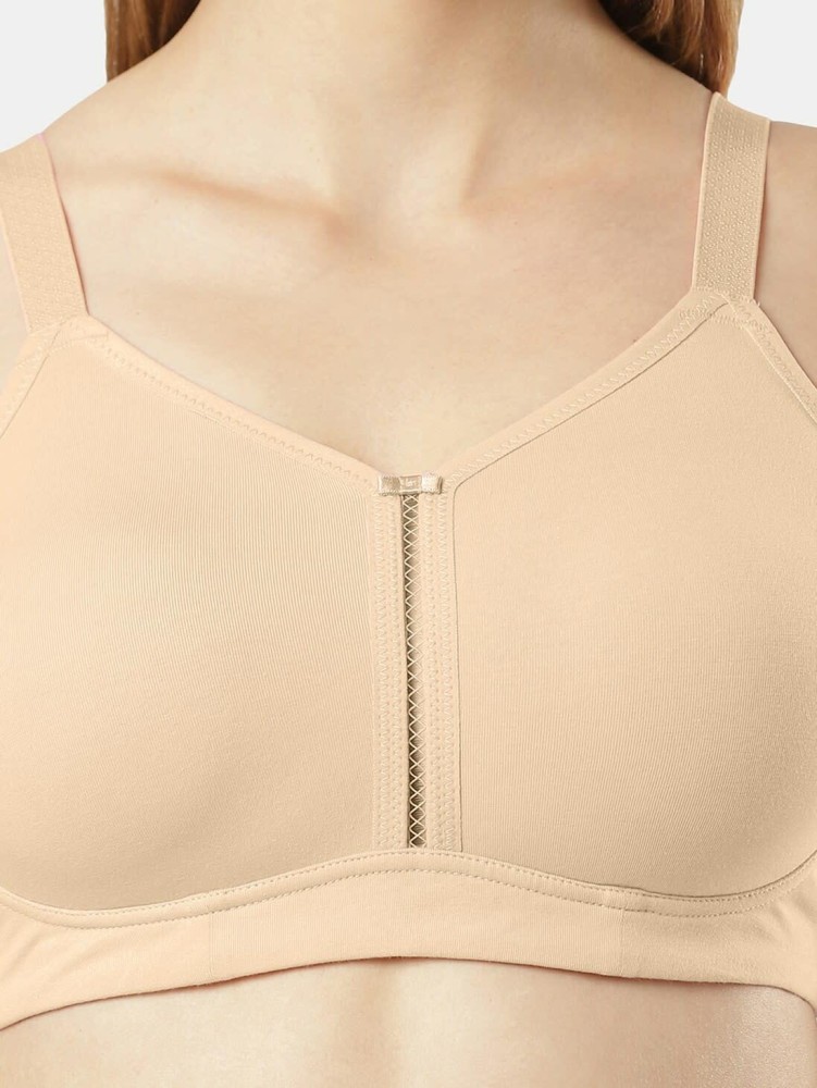 Buy Jockey Es27 Women Cotton Witefree Non Padded Full Coverage Bra With  Adjustable Straps Beige online