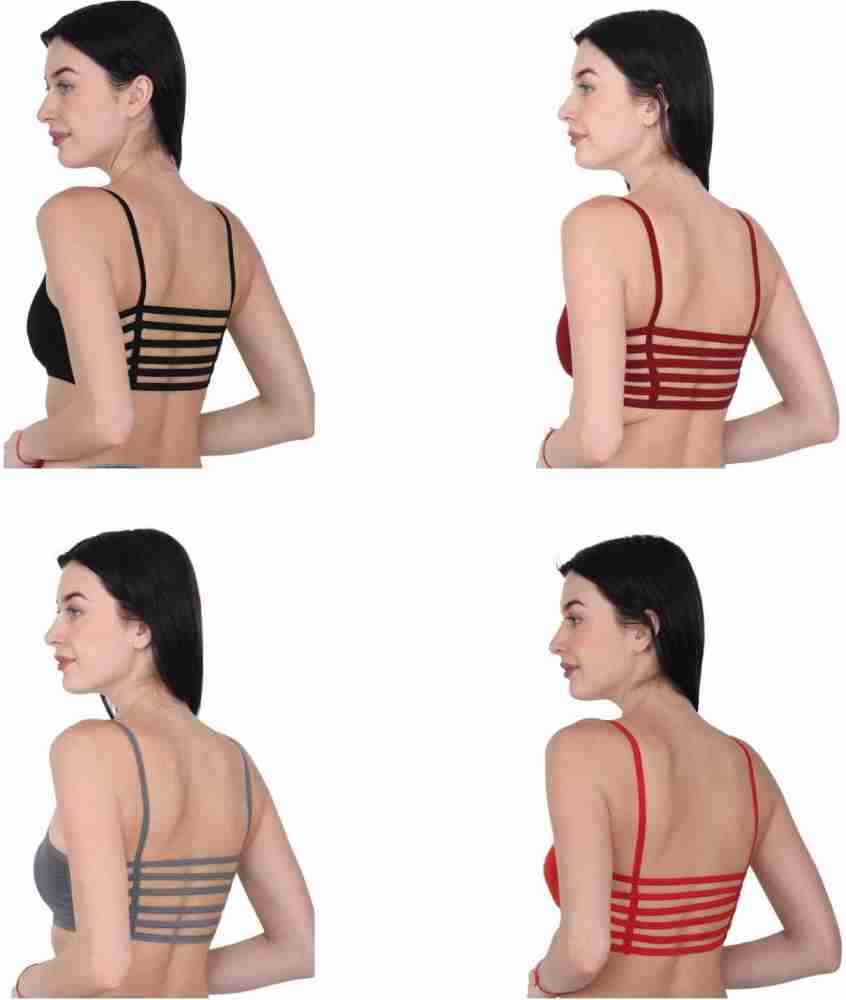 Attireshub Normal Straps Women Sports Non Padded Bra - Buy Attireshub  Normal Straps Women Sports Non Padded Bra Online at Best Prices in India