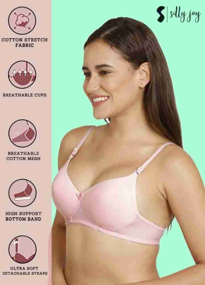 Sooper Deals - 👸New High Quality Cotton Mix Designer Double Sponge Bra for  Women - KFC1977👸 👉Size: 36, 38, 40 🚙Cash On Delivery All Over UAE  🏳‍🌈Random/Assorted Colors Only 📱Whatsapp: +971 54 781 3667