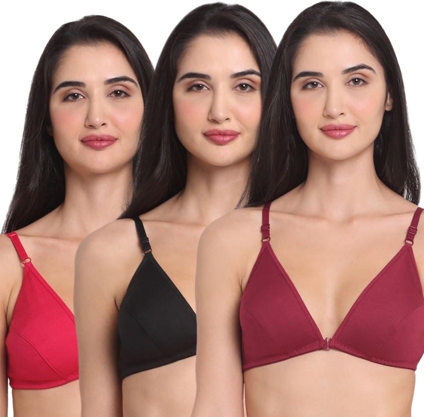 4KAYS all that matters! Womens Non Padded Cotton Front Open Bra Soft Front  Open Design Women Plunge Non Padded Bra - Buy 4KAYS all that matters!  Womens Non Padded Cotton Front Open