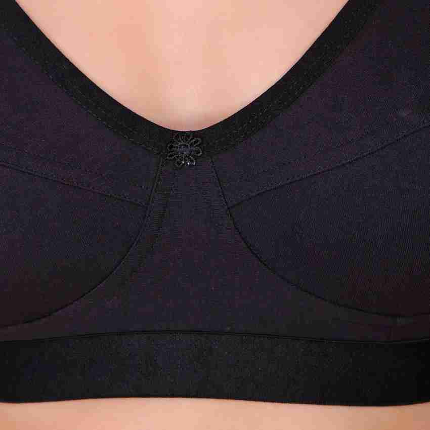 Pooja Ragenee Cotton Blend Mold bra for Women Black