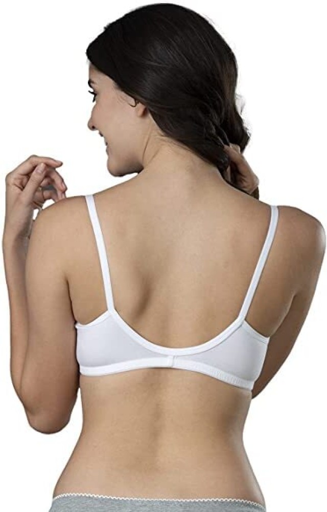 PGK TRADERS Women's Cotton Non-Padded Wire Free Front Hook Bra