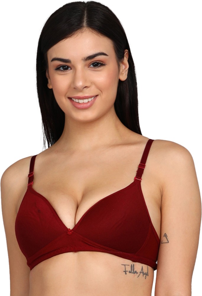 Buy online Blue Printed Non Padded Bra from lingerie for Women by Mod & Shy  for ₹300 at 62% off