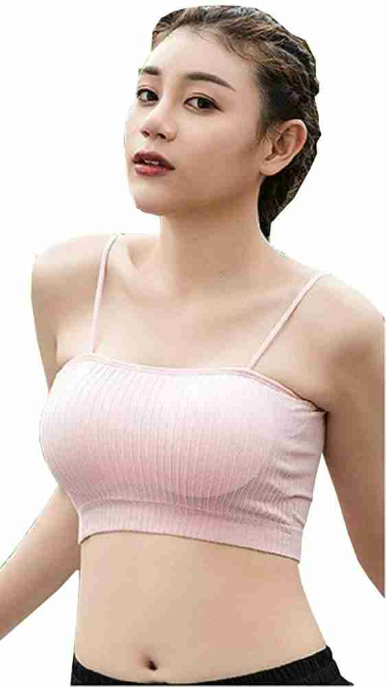 Trendzino Spaghetti Strap Cami Top Women Cami Bra Lightly Padded Bra - Buy  Trendzino Spaghetti Strap Cami Top Women Cami Bra Lightly Padded Bra Online  at Best Prices in India