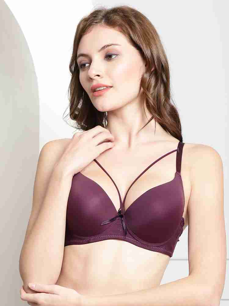 PrettyCat Women Push-up Lightly Padded Bra - Buy Beige PrettyCat Women Push- up Lightly Padded Bra Online at Best Prices in India
