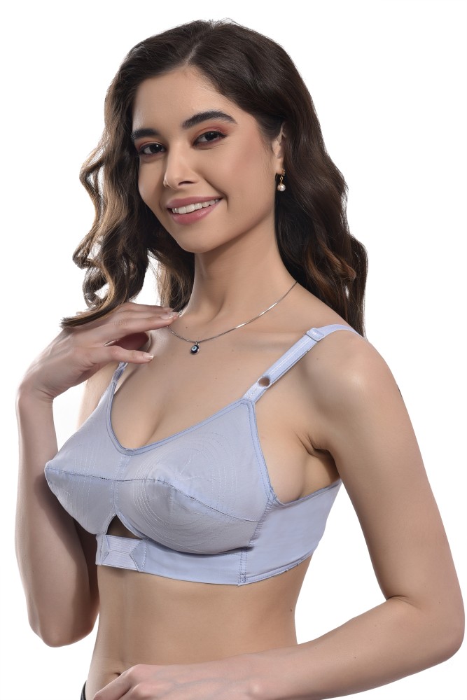 Buy online Grey Cotton Sports Bra from lingerie for Women by Madam for ₹379  at 72% off