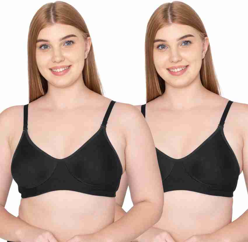 KOMLI Tweens Double Layered Seamless Non-Padded Cotton Rich Full Coverage  Bra Women Full Coverage Non Padded Bra - Buy KOMLI Tweens Double Layered  Seamless Non-Padded Cotton Rich Full Coverage Bra Women Full