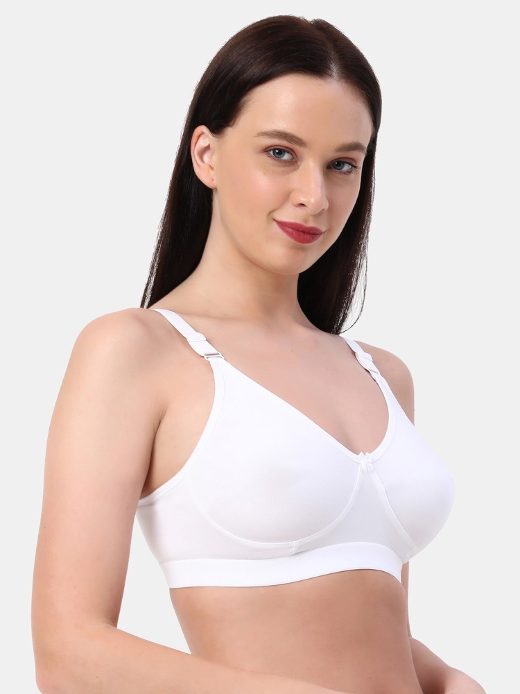 Buy Planet Inner Women White Polycotton T-Shirt Bra (44C size