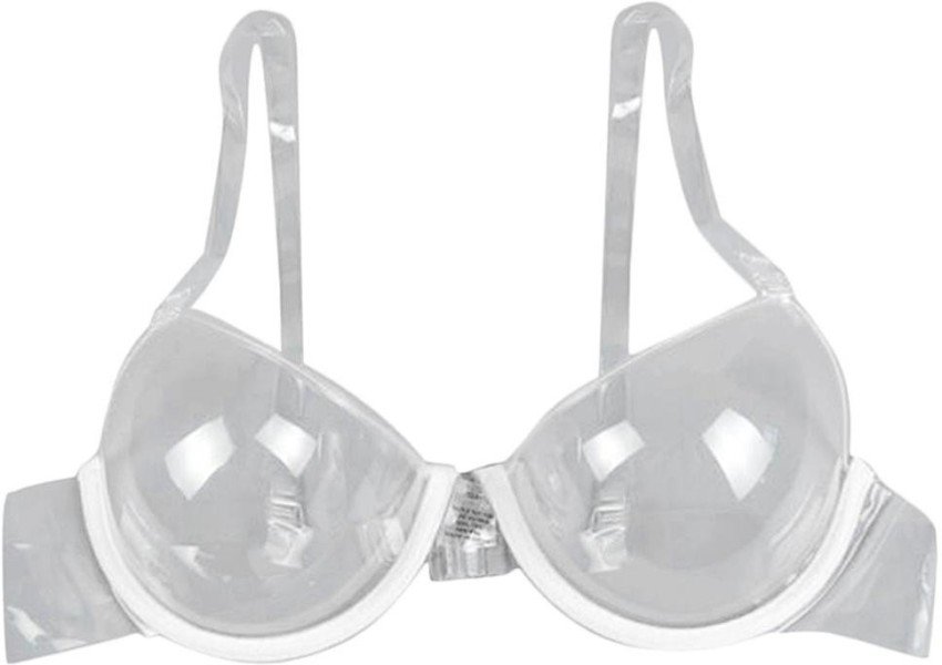 Calandis Clear Disposable Underwire Bra Women's Full Cup Push Up