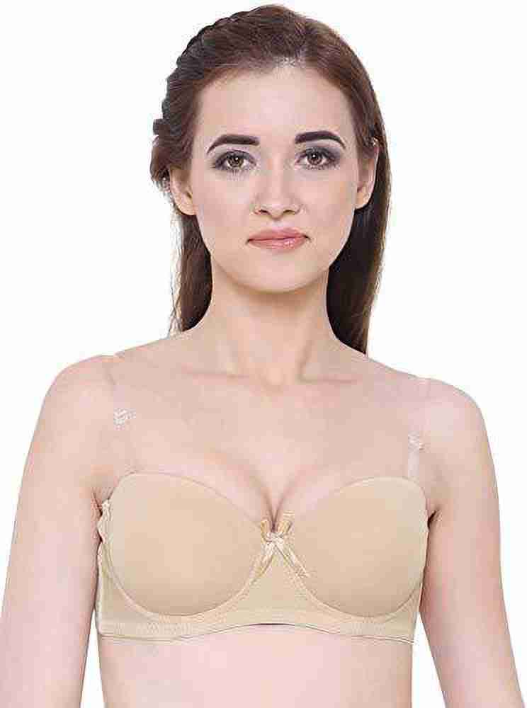 SOOTOP Womens Bras Underwear Transparent Bra Strap Clear Bra Bra Plastic  Disposable Sexy Lingerie Dress Everyday Bras (L, One Size) at   Women's Clothing store