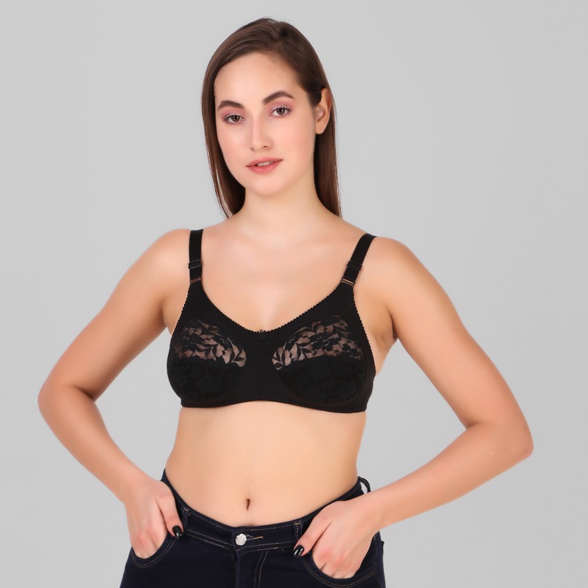 Buy LADYCHOICE Women Nylon Spandex Non Padded Non-Wired Air Sports Bra  (Pack of 3) (Black-Brown-NavyBlue) at