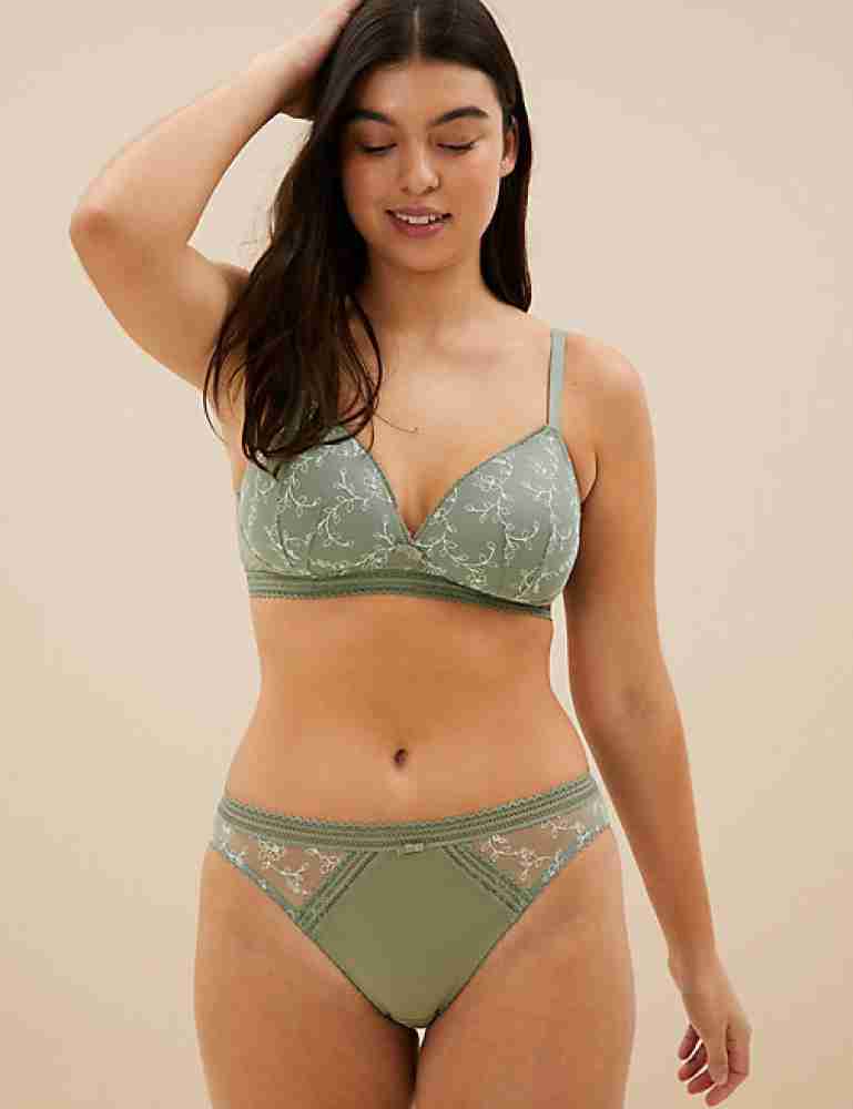 Marks & Spencer M&S Body Sumptuously Soft Full Cup Underwired Green Bra 30G  65H 
