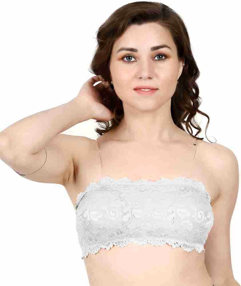 Trasa Strapless Tube Bra for Women's and Girls - White, Black and Beig –