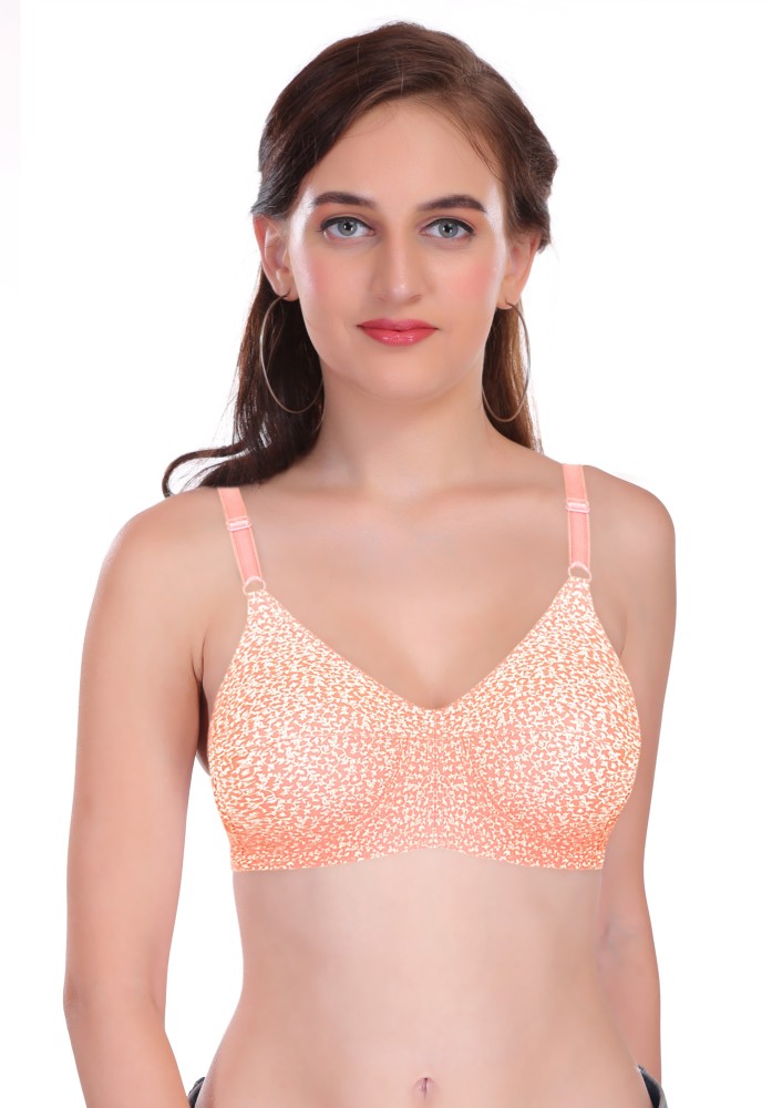 Buy Featherline 100% Pure Cotton Perfect Fitted Non Padded Women's Teenager  Bras (Elastic Straps) (White-3, 40D) Online In India At Discounted Prices