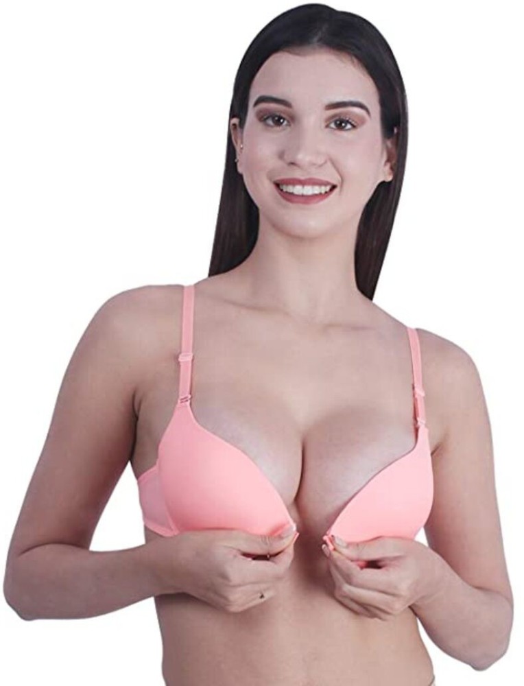 Pankywear Front Open Wired Push-up Bra Women Plunge Lightly Padded Bra -  Buy Pankywear Front Open Wired Push-up Bra Women Plunge Lightly Padded Bra  Online at Best Prices in India