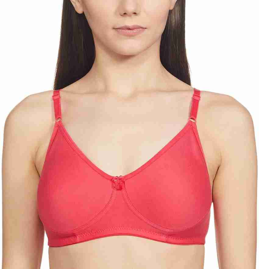 YANTY Women's Cotton Crop Non Padded Non-Wired Sports Bra Women