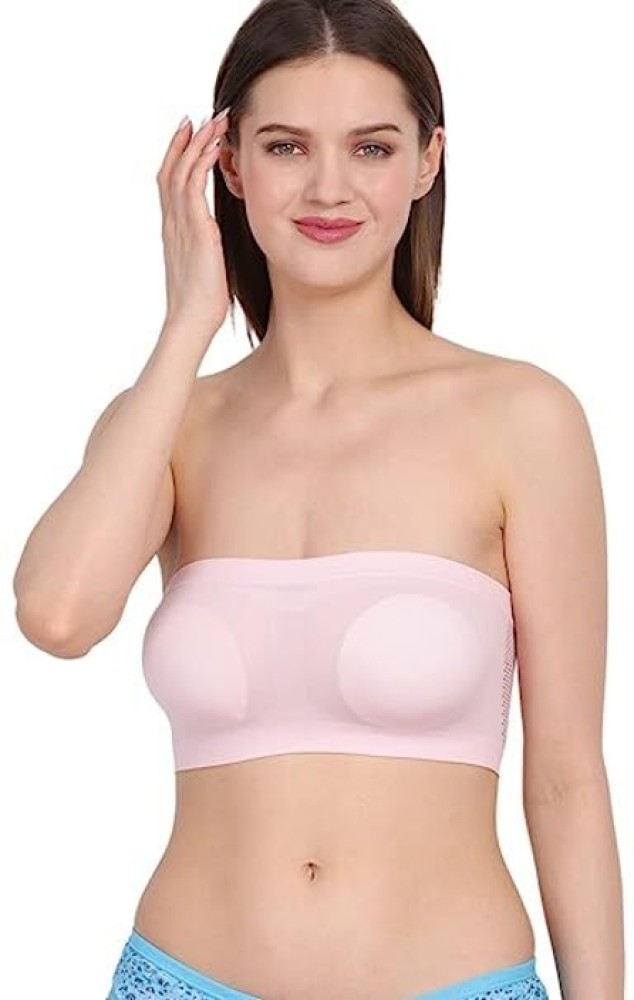 Piftif non padded seamless strapless Women Bandeau/Tube Non Padded Bra -  Buy Multicolor Piftif non padded seamless strapless Women Bandeau/Tube Non  Padded Bra Online at Best Prices in India