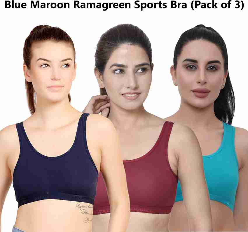 STOGBULL Cotton Lycra Sports Bra for Gym Yoga Exercise Running Workout  Regular Daily Use Women Sports Non Padded Bra - Buy STOGBULL Cotton Lycra Sports  Bra for Gym Yoga Exercise Running Workout