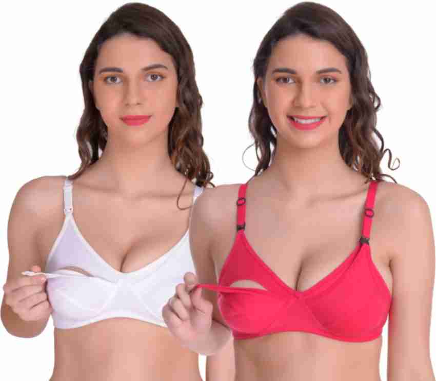 INNERBELL Women Maternity/Nursing Non Padded Bra - Buy INNERBELL Women  Maternity/Nursing Non Padded Bra Online at Best Prices in India