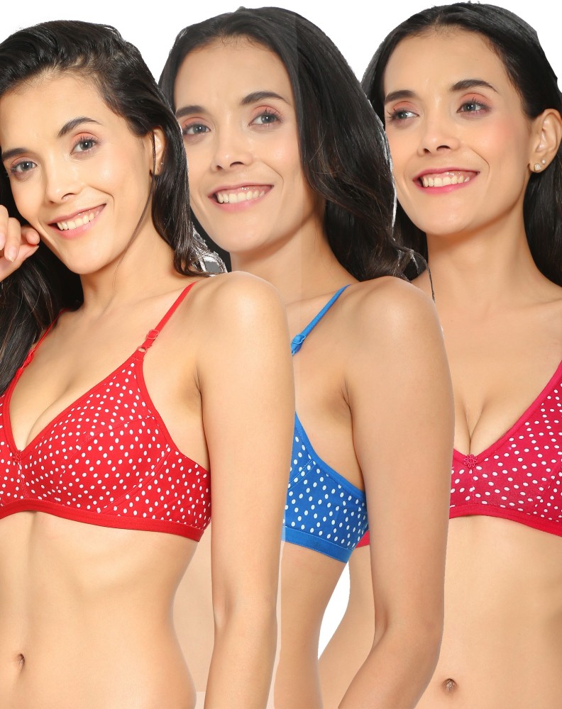 Buy online Pack Of 3 Cotton Sports Bra from lingerie for Women by N-gal for  ₹789 at 62% off
