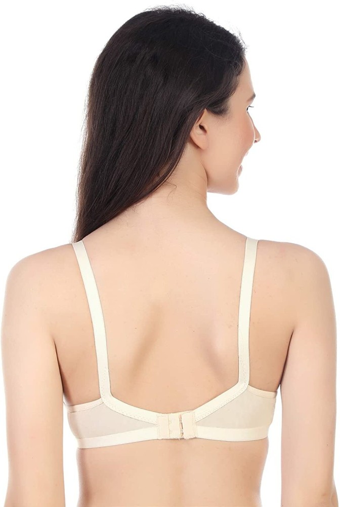 WearLine Non Padded bra For Women ,solid color bra,Soft and Comfortable  underwire adjustable Straps Breathable