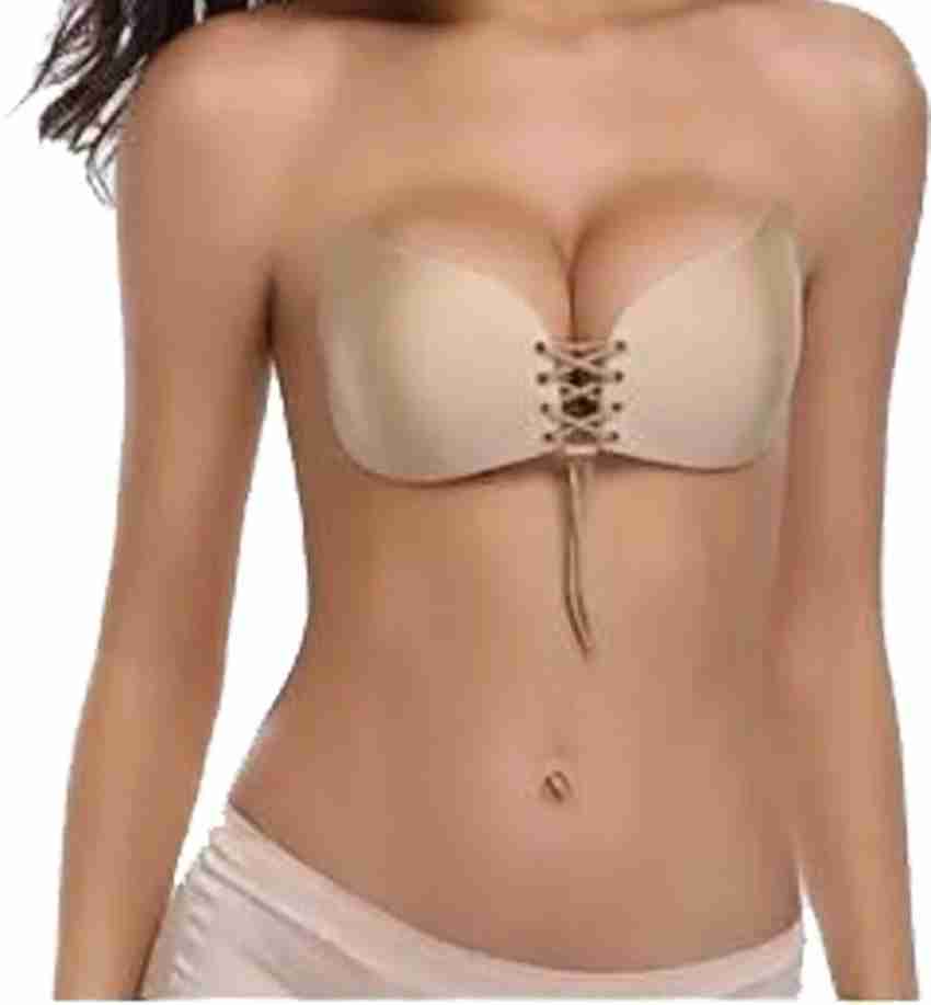 avk stick on self adhesive push up bra strapless backless invisible Women  Stick-on Lightly Padded Bra - Buy avk stick on self adhesive push up bra strapless  backless invisible Women Stick-on Lightly