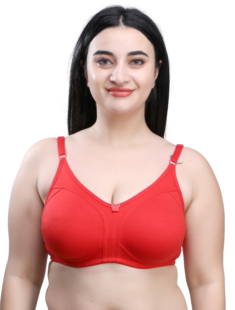 Maroon Women Minimizer Non Padded Bra - Buy Maroon Women Minimizer Non Padded  Bra Online at Best Prices in India