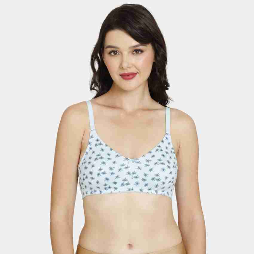 Buy Rosaline by Zivame Women's Cotton Non-Padded Wire Free Everyday Bra  Pink at
