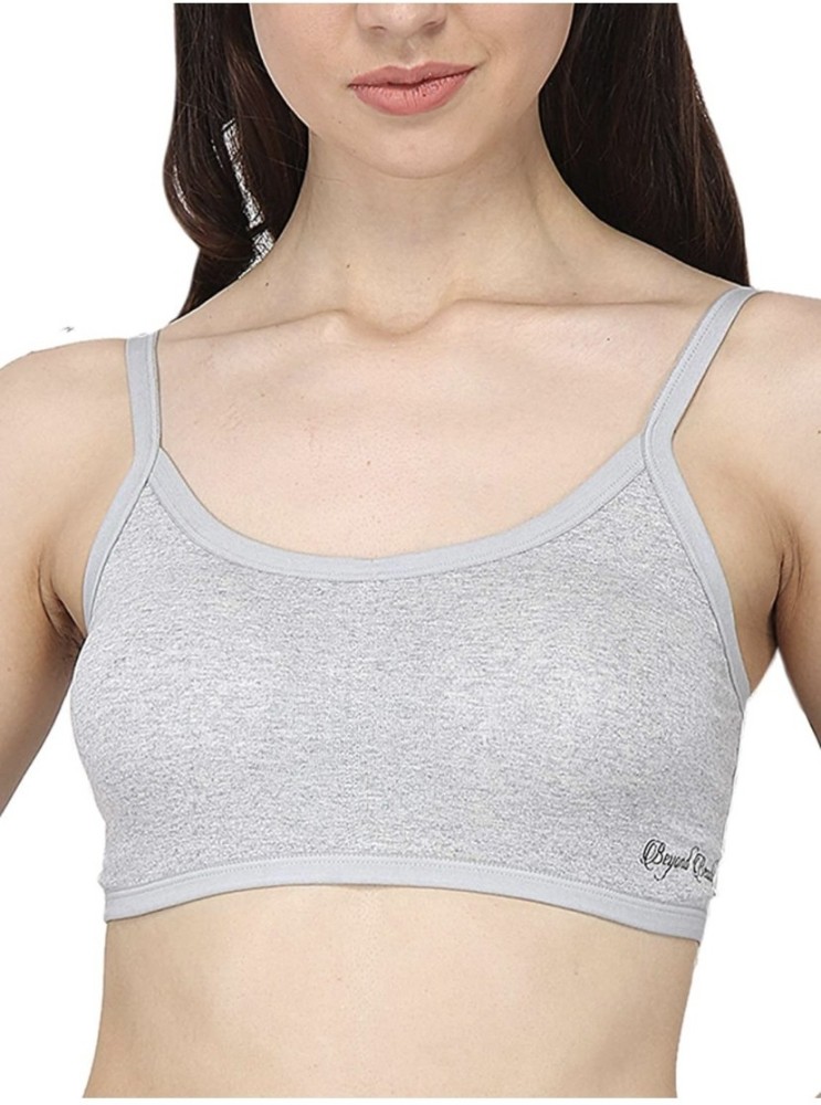 TASHI PLAIN SPORTS BRA GREY COLOR