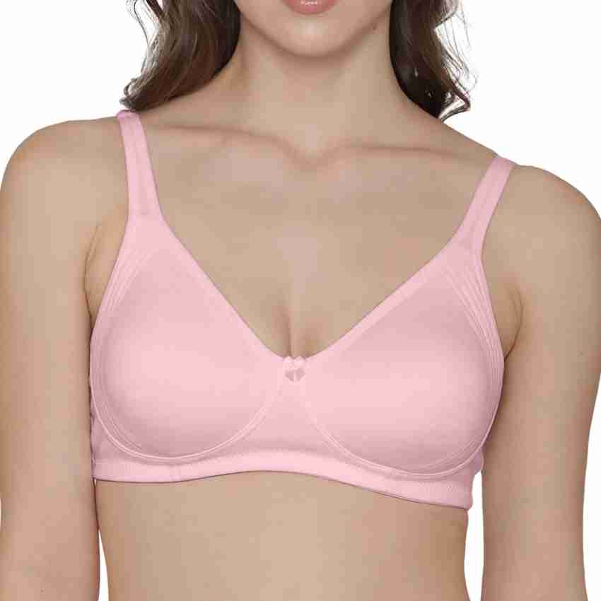 K Lingerie Winny Women's Full Coverage Double Layered Non Padded Cups  Everyday Bra | Pack of 2