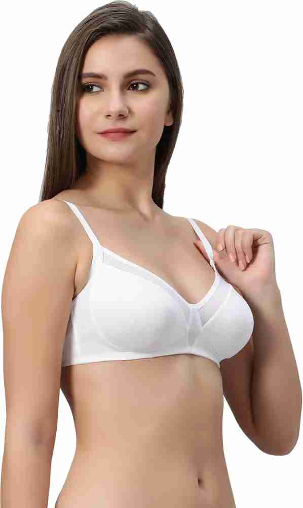 Buy SOIE Women's Full Coverage Non-Padded Non-Wired Bra (PACK OF 2) -  Multi-Color Online