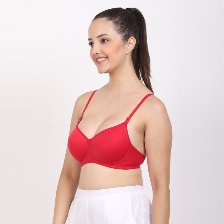 Skimweary Women T-Shirt Lightly Padded Bra - Buy Skimweary Women T-Shirt  Lightly Padded Bra Online at Best Prices in India