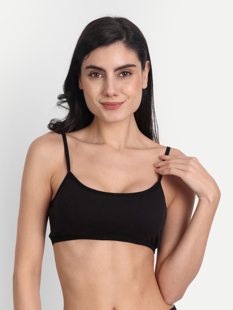 Non-Padded Lycra Cotton Black Sports Bra, Size: 32B at Rs 79/piece in Jaipur