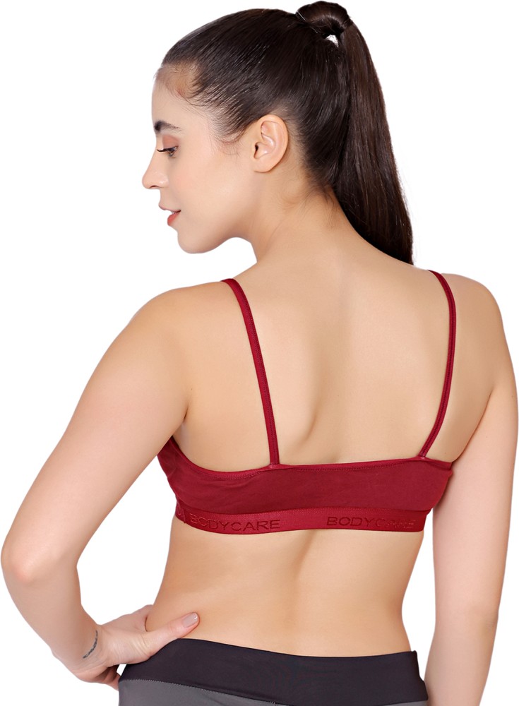 Buy Body tonic Women Sports Non Padded Bra (Maroon) Online at Best Prices  in India - JioMart.