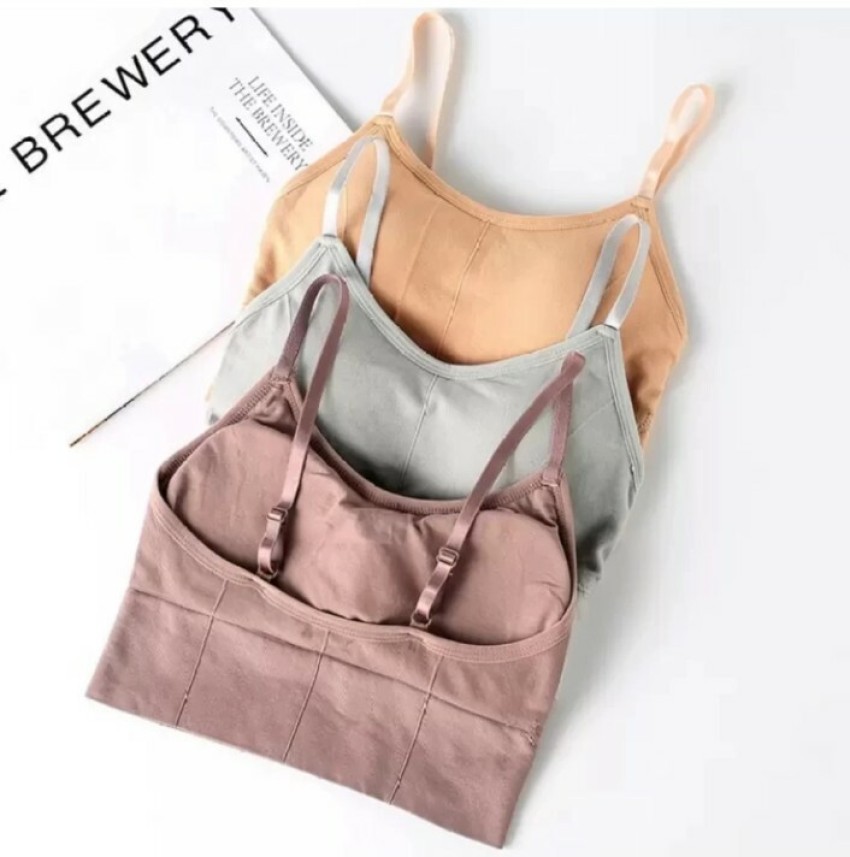 Shiv Enterprise Pack of 3 Means Minimum Order Quantity 3 As Shown in Image  Women Cami Bra Lightly Padded Bra - Buy Shiv Enterprise Pack of 3 Means  Minimum Order Quantity 3