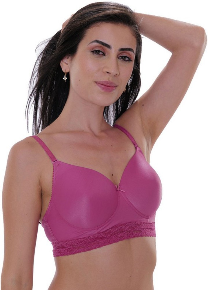 AAVOW Women Regular Lightly Padded Wire Free Bra for Everyday use
