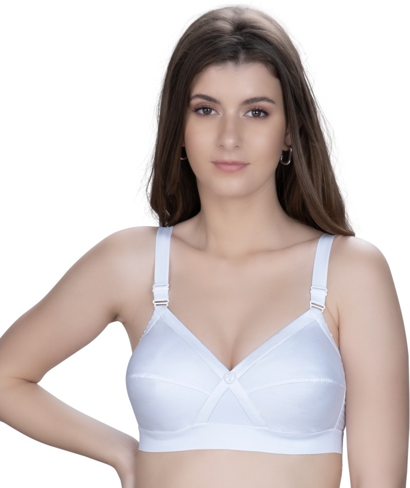 Trylo Women Full Coverage Non Padded Bra - Buy Trylo Women Full Coverage  Non Padded Bra Online at Best Prices in India