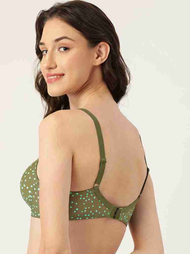 Buy Leading Lady Green Non-Padded Bralette Bra for Women Online
