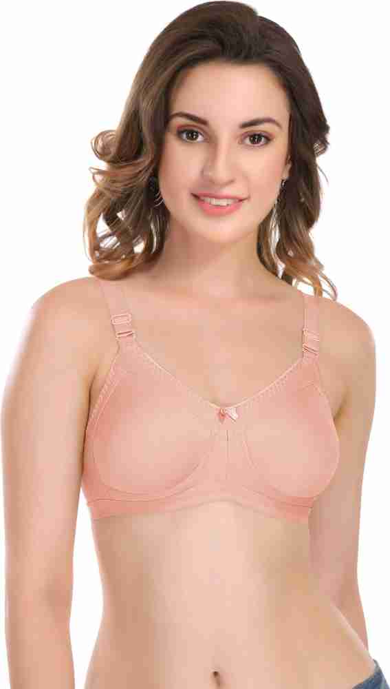 Featherline Perfect Fitted Poly Cotton Non-Padded Seamless Full Coverage  Women Everyday Non Padded Bra - Buy Featherline Perfect Fitted Poly Cotton  Non-Padded Seamless Full Coverage Women Everyday Non Padded Bra Online at