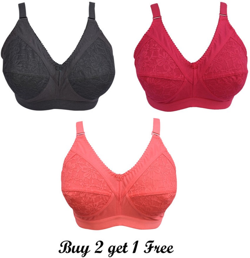 Buy NINTEEN-69 Women's Non-Padded Lovable Full Coverage Bra (Pack