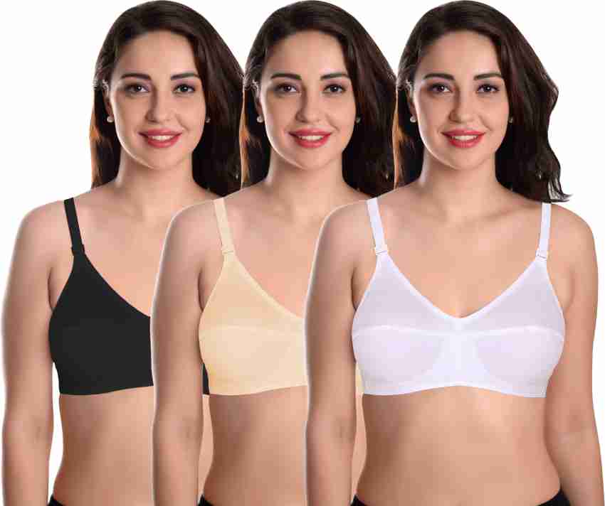 Featherline 100% Pure Cotton Perfect Fitted Cotton Straps Women's Everyday  Women Full Coverage Non Padded Bra - Buy Featherline 100% Pure Cotton  Perfect Fitted Cotton Straps Women's Everyday Women Full Coverage Non