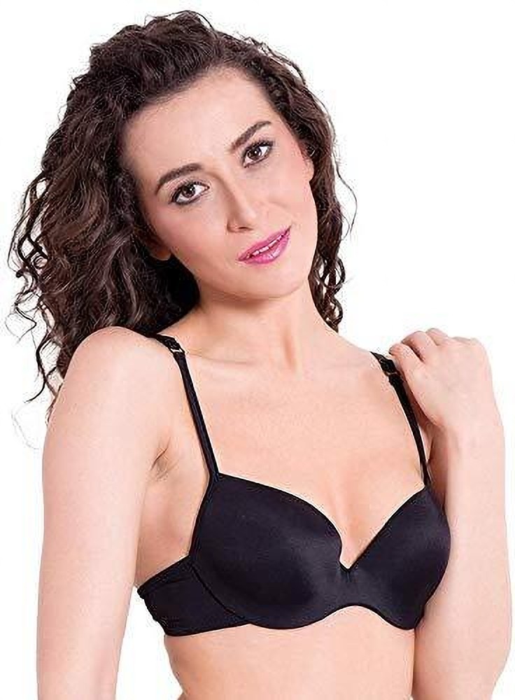 QAUKY Women's Cotton Padded Underwire Push Up Bra Multicolor Pack of 1  Women Balconette Heavily Padded Bra - Buy QAUKY Women's Cotton Padded  Underwire Push Up Bra Multicolor Pack of 1 Women